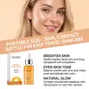 OUHOE Sérum Iluminador de Vitamina C Hidrata y Suaviza la Piel del Rostro, Proporciona Hidratación Delicada, Esencia Diaria para el Cuidado de la Piel