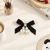 Novo acessório de laço de pérola 1,0 cm feito à mão, pequeno ornamento de cabelo estilo perfumado, presilha de cabelo, acessório de cabeça, decoração DIY feita à mão
