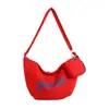 Lona 2026 Diseño de Letras Nuevo Verano Estilo Coreano Bolso Cruzado de Gran Capacidad Moda Tendencia Universitaria Bolso de Hombro Bolso Dumpling