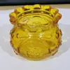 Lingote de Cristal Amarillo Bolsa de la Suerte Bolsa de Dinero Adorno Alcancía Abrir Regalo de Inauguración Decoración de Sala de Estar