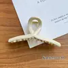 Presilha de Garra Grande Korean Hairpin Retro Francês Penteado Parte de Trás da Cabeça Feminino Cabelo Elegante Temperamento Presilha Acessório de Cabelo