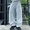 Sudadera con capucha unisex de punto suelto con estampado de letras de comercio exterior independiente europeo y americano, sudadera casual Y2K y pantalón de chándal