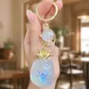 Llavero de piña colorido acrílico transfronterizo, colgante de fruta de gelatina, accesorio para bolso de niña, adorno para coche, regalo
