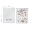 Filtro de gotejamento aluminizado de cor sólida com orelha para pendurar embalagem externa para café 10g café Saco de papel Kraft com folha de alumínio pode ser impresso com logotipo