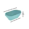Cesta Popular Transfronteriza de Silicona para Levantar Masa, Cestas Ovaladas y Cuadradas para Levantar Masa, Aptas para Microondas y Horno, Herramienta Multifuncional para Hornear