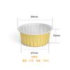 Molde para hornear casero ligero para tartas de queso, redondo, de hojalata, vaso de papel, resistente a altas temperaturas, de aluminio, para pudín, para horno shufulei