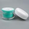 50g Creme de Camada Dupla Frasco de Viagem Creme Facial Creme para os Olhos Caixa Vazia Frasco de Amostra de Máscara Facial Frasco de Recarga de Cosméticos Frasco
