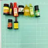 Conveniência Loja Cozinha Condimento Creme Cola DIY Capa de Celular Acessórios Comida em Miniatura Brinquedo Acessórios de Resina DIY Feito à Mão