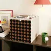 Armário compartimentado estilo vintage francês, armário de armazenamento, cesto de armazenamento Kallax, caixa de armazenamento de tecido, estrutura de gaveta para armazenamento, caixa de armazenamento