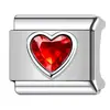 Corazón estampado con diamantes, personalizado, hecho a mano, único, italiano, DIY, accesorios para pulseras de acero inoxidable y joyería - abastecimiento