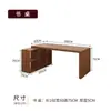 Mesa e Estante de Madeira Maciça Integradas Armário de Grade Moderno em L Mesa de Escritório para Casa Quarto Estudo Estação de Trabalho Semi-Fechada