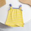 (Autorización) Tops Finos de Verano para Niñas con Tirantes y Mangas Cortas 2026 Elegantes y Sencillos para Bebés y Niñas Pequeñas Lindos