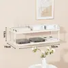 Soporte sin perforación para decodificador de TV, estante de almacenamiento para proyector, estante simple de pared para router