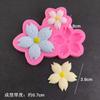 3 Decoração de Chocolate Flor de Cerejeira Dobrável Ferramentas para Bolo Confeitaria Ocidental DIY Utensílios de Silicone Utensílios de Cozinha Ovo