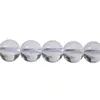 Cristal Branco Natural Contas Soltas Material para Joias DIY Acessórios com Contas Pulseira Semi-Acabada Contas Redondas Soltas Venda por Atacado ao Vivo