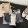 Calcetines de Moda para Mujer 2025 Nueva Llegada Calcetines Brillantes de Industria Pesada Tendencia Lolita Calcetines de Media Pantorrilla Primavera y Verano Calcetines Delgados Apilados