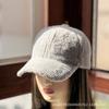 Gorra de béisbol de felpa para otoño e invierno, femenina, rosa, cara tierna y linda, gorra pequeña con visera blanca, cálida, a prueba de frío, para exteriores, camping, moda