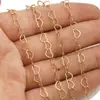 Bestseller transfronterizo: Cadena hecha a mano con forma de corazón de alambre plano multiespecificación, acero inoxidable DIY para collar, pulsera, accesorio de ropa