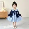 Nuevo Conjunto Elegante de Falda para Niñas de Primavera y Otoño Conjunto de Ropa Estilo Academia para Niñas Ropa de Exterior para Primavera y Otoño Vestido