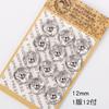 Ventas Directas de Fábrica de Botones de Presión Marca Xingshi, Botones Metálicos para Baberos de Bebé, Estilo Invisible Plateado y Negro para Ropa y Camisas