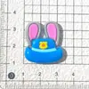 Gato de Dibujos Animados Pata de Animal Donut DIY Pegamento de Crema Pasador Accesorios de Resina Funda de Teléfono Llavero Pegatina para Taza de Agua