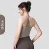 Top de Yoga Sexy Bonito com Costas Abertas e Bojo, Top Fitness para Uso Externo, à Prova de Impacto para Corrida, Pilates, Sutiã Esportivo para Mulheres