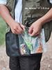 Bolsa de cosméticos con cebo suave Luya, portátil para exteriores, almacenamiento de cebo extraíble, clasificación, multifuncional, impermeable, bolsa de accesorios para equipo de pesca