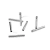 Aleación de Titanio F136 Rosca 0.9 Barra Universal G23 Titanio Agujero Lateral Barra Universal Accesorios DIY Accesorios para Piercings de Grado de Implante
