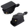 1606839 bico limpador universal para palheta de carro 8mm 9mm braço ajuste de jato 4 vias spray de água