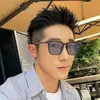 Gafas de Prescripción Cuadradas Clásicas Antiluz Azul con Marco Retro de Madera Estilo Hong Kong para Hombres y Mujeres