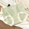 Pantaletas Sin Costuras para Mujer de Cintura Media, Levanta Glúteos Sin Costuras, para Chicas Estudiantes, Cómodas de Algodón Antibacterianas, Estilo Japonés, Lindas