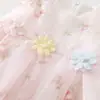 Vestido de Bebé de Verano, Elegante y Lindo Vestido de Princesa, Vestido Chaleco de Gasa Suave de Doble Capa, Vestido para Bebé de un Año (Mes Completo)