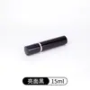 En stock: Botellas de spray cilíndricas de tapa plana de 15 ml para perfume, botellas vacías cosméticas, botellas de perfume rellenables convenientes