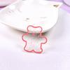 Corea del Sur Ins Transparente Oso de Caramelo Acrílico Cadena Colgante Llavero airpods Estuche Protector Adorno Colgante Colgante