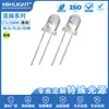 F5/5MM cabeça redonda borda transparente monocolor LED luz indicadora de encaixe direto conta de luz LED de perna longa perna curta diodo emissor de luz led