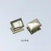 Cristal Dongzhou 8*10 Rocas Medianas Azúcar Cristalizado Pedrería para Uñas Rectangular Ángulo Recto Cubo de Azúcar Fondo Puntiagudo Brillante Vidrio K9 Accesorios para Uñas