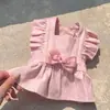 Vestido Princesa de Verão Fino Estilo Hepburn para Cachorros Pequenos, Teddy, Bichon, Cães de Porte Pequeno e Médio, e Gatos Roupas para Pets