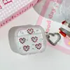 Nuevo Estuche Corazón de Epoxi Phantom para AirPods Pro 3, compatible con Apple 4ª generación, estuche suave con colgante de corazón