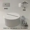 Base de Luz Nocturna 3D Crackle Colorida Adecuada para Fuente de Luz Ambiental de Mesita de Noche Fábrica Venta al por Mayor Regalos de Iluminación USB