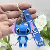 Colgante de Stitch de Dibujos Animados Llavero Divertido de Lilo y Stitch Colgante Muñeco de Plástico Suave Caja Ciega