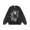 Suéter con capucha oversize Diablo de calle alta europeo y americano para pareja, moda nacional, manga larga, otoño