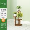Mesa de flores, estante para flores, madera maciza, multicapa, para interior, sala de estar, balcón, estante de almacenamiento, decoración del hogar, ligero, lujoso, simple, moderno y carnoso.