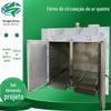 Forno de Circulação de Ar Quente Químico Equipamento de Secagem de Grãos de Cacau para Alimentos Forno de Circulação de Ar Quente de Citrato de Cálcio Medicinal