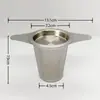 Colador de Té de Doble Oreja, Filtro de Hojas de Té, Herramienta para Preparar Té, Separador de Té, Filtro de Té, Filtro para Taza de Té, Filtro para Bolsita de Té, Malla para Taza
