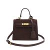 Bolso Kelly de gamuza con textura de otoño e invierno de gran capacidad 2024 nuevo temperamento de moda coreana bolso de mano versátil bolso de moda para mujer