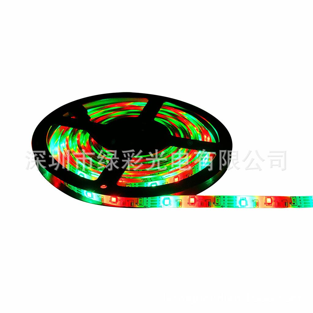 5V2835防水60灯RGB点亮混色白底图1