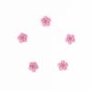 Esmalte de uñas nuevo de aleación joyería color tridimensional cinco pétalos accesorios para uñas joyería para uñas de lujo ligero estilo japonés