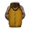 2025 Nuevo Monster Hunter Wilderness Cat Felynes Cosplay Amarillo Ropa Casual Suéter