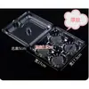 Caja Pegajosa Transparente Desechable para Bollos de Frijol, Caja de Empaque Verde para Dumplings, Caja de Empaque de Dibujos Animados para Bollos al Vapor, Papel de Aluminio de Marca Nacional