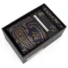 Corbata de Alta Gama con Personalización de Logo, Set de Regalo de Corbata en Caja, Ropa Formal para Hombre, Corbata de Alta Gama para Bodas y Negocios para Hombres